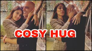 Cosy hug: Rhea Chakraborty snapped with Rajiv Lakshman, Rajiv calls her ‘my girl’