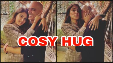 Cosy hug: Rhea Chakraborty snapped with Rajiv Lakshman, Rajiv calls her ‘my girl’