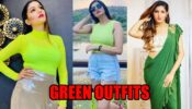 Crop Tops Or Sarees: Take Cues From Sapna Choudhary On How To Style Your GREEN Outfits Like A Celebrity