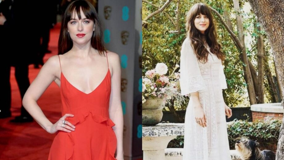 Dakota Johnson's White Or Red Gown: Which Gown Of The Diva Would You Like To Steal? 299962