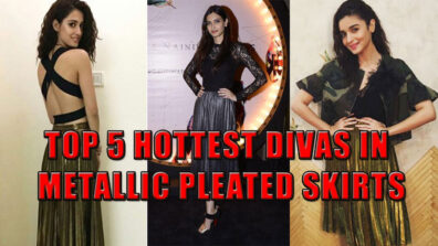 Deepika Padukone, Alia Bhatt, Disha Patani, Shruti Haasan, Diana Penty: Top 5 Hottest Divas Who Shone In Metallic Pleated Skirts