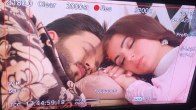 [For Preeran Fans…] Dheeraj Dhoopar and Shraddha Arya caught on camera sleeping together in bed