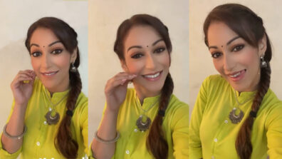 Bhabi In Yellow: Taarak Mehta Ka Ooltah Chashmah’s Sunayana Fozdar aka Anjali Bhabhi gets filmy on camera, fans love it