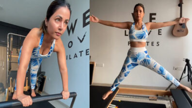 Don’t forget to be awesome: Hina Khan shares private workout video in hot sports bra, has a special message for fans