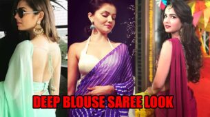 Drashti Dhami, Rubina Dilaik To Jasmin Bhasin: Actresses Who Rocked The Deep Blouse Saree Look