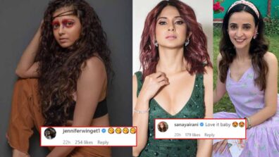 Drashti Dhami shares bold make-up look, Jennifer Winget and Sanaya Irani love it