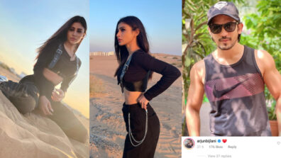 Dubai Fun: Naagin beauty Mouni Roy sets the desert on fire with her hotness, Arjun Bijlani is all hearts