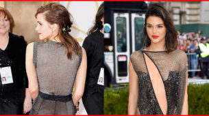 Emma Watson Or Kendall Jenner: Which Diva Aced This Transparent Netted Gown?