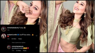 Ethnic Beauty: Bengali diva Mimi Chakraborty looks like a queen in lehenga choli, actress Srabanti is in love with her smile