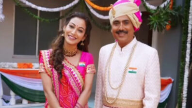 Fan Moment: When Taarak Mehta Ka Ooltah Chashmah’s Sunayana Fozdar aka Anjali Bhabhi gave a romantic pose with Shailesh Lodha