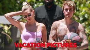Hailey Bieber Gives Us Moment Of Hotness As She Enjoys Her Vacay With Hubby