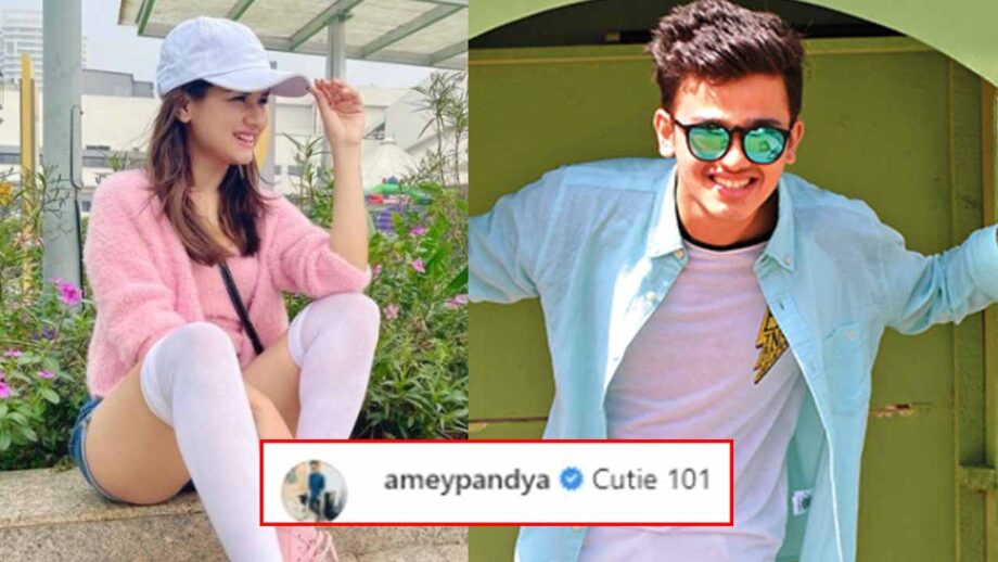 Happy Mind Happy Life: Avneet Kaur shares cute pictures in pink outfit, Amey Pandya comments 'cutie' 1