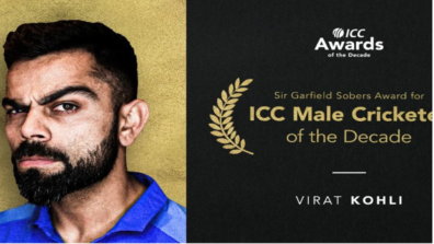 Have A Look At Virat Kohli’s Incredible Career As He Bags ICC Men’s Player Of The Decade
