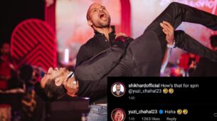 Hilarious: Shikhar Dhawan gives Indian spinner Yuzvendra Chahal a ‘spin’ of his own, netizens burst out laughing