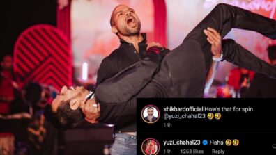 Hilarious: Shikhar Dhawan gives Indian spinner Yuzvendra Chahal a ‘spin’ of his own, netizens burst out laughing