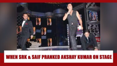 HILARIOUS VIDEO: When Shah Rukh Khan and Saif Ali Khan pranked Akshay Kumar on stage