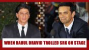 HILARIOUS VIDEO: When Shah Rukh Khan was trolled by Rahul Dravid on stage during IPL