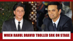 HILARIOUS VIDEO: When Shah Rukh Khan was trolled by Rahul Dravid on stage during IPL
