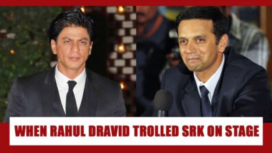 HILARIOUS VIDEO: When Shah Rukh Khan was trolled by Rahul Dravid on stage during IPL