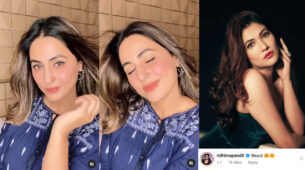 Hina Khan blushes in public while performing a romantic song, Ridhima Pandit has something to say