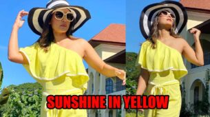 Hina Khan looks like sunshine in a yellow dress, fans go crazy