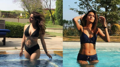 Hot and wet: Unseen private bikini looks of Shraddha Arya & Erica Fernandes go viral on internet