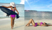 Hot On Beach: Hina Khan burns internet with her latest hot pink monokini look, netizens go crazy