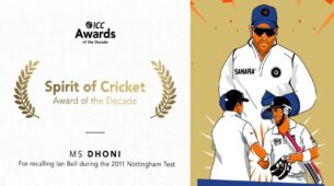 ICC Recognises MS Dhoni Recalling Ian Bell during 2011 Test: Wins Spirit Of Cricket Award: Have a Look