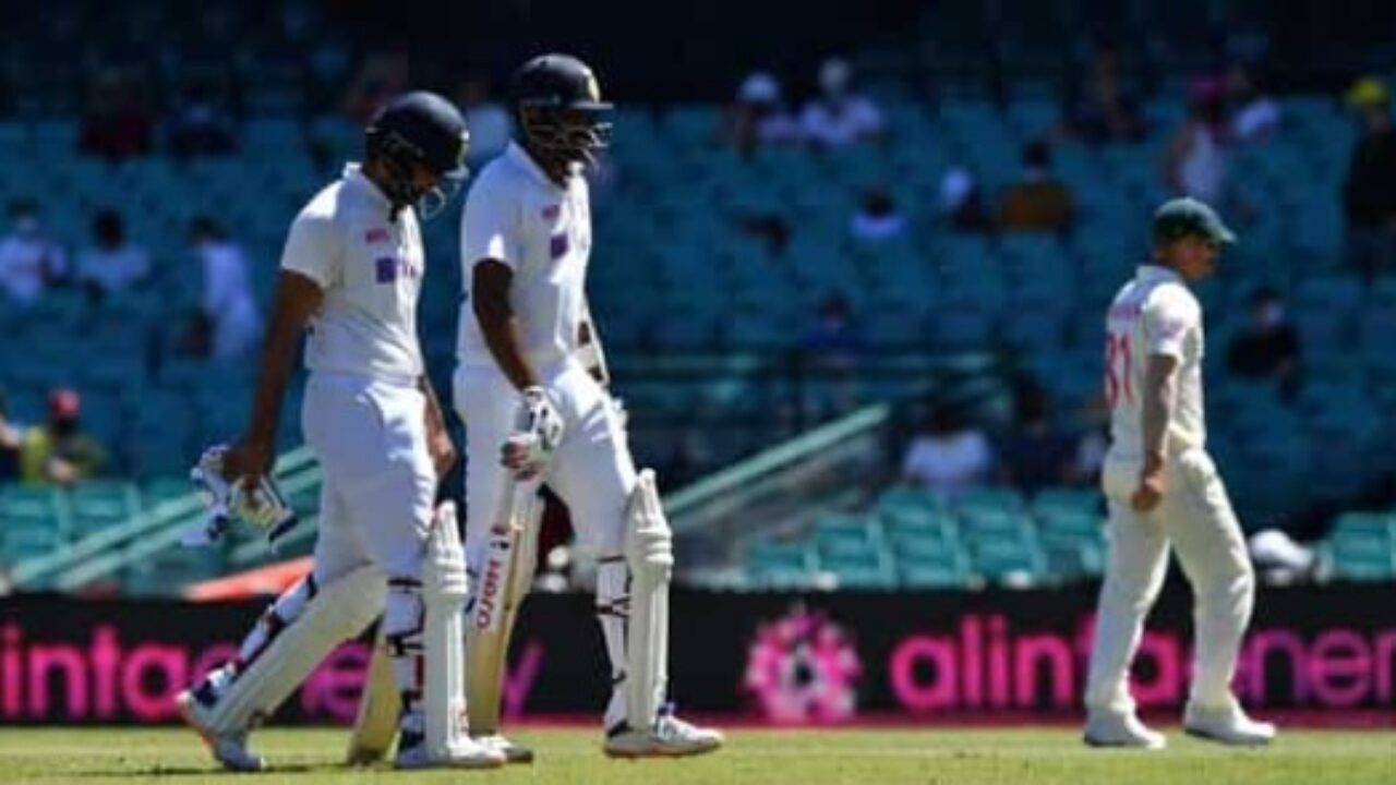 India Vs Australia SCG Test Update: India drew Australia after batting heroics from Rohit Sharma, Rishabh Pant, Pujara, H. Vihari and R. Ashwin