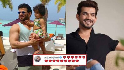 Karan Patel shares an adorable picture with daughter, Arjun Bijlani loves it