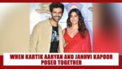 Kartik Aaryan-Janhvi Kapoor snapped together and fans love it