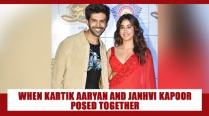 Kartik Aaryan-Janhvi Kapoor snapped together and fans love it