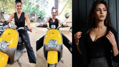 Kasautii Swag: Erica Fernandes rides an uber cool electric bike, netizens impressed