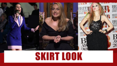 Katy Perry VS Adele VS Avril Lavigne: Have A Look At Those Divas Who Nailed The Skirt Look Like A Pro