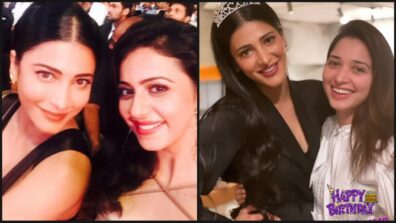 Keep growing, keep slaying: Rakul Preet Singh & Tamannaah Bhatia share heartfelt birthday wishes for Shruti Haasan