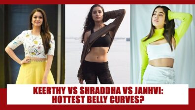 Keerthy Suresh, Shraddha Kapoor, Janhvi Kapoor: Hottest belly curves for fitness inspiration