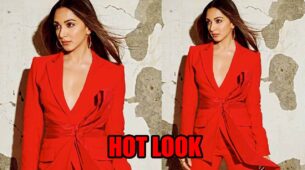 Kiara Advani looks red hot in latest pantsuit, fans go crazy