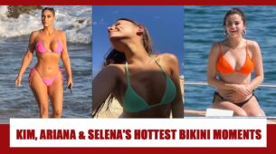 Kim Kardashian, Ariana Grande & Selena Gomez HOTTEST bikini moments of 2020 that went viral