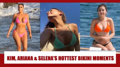 Kim Kardashian, Ariana Grande & Selena Gomez HOTTEST bikini moments of 2020 that went viral