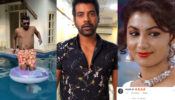 Kumkum Bhagya Masti: Shabir Ahluwalia dives shirtless in the swimming pool, Sriti Jha feels the heat