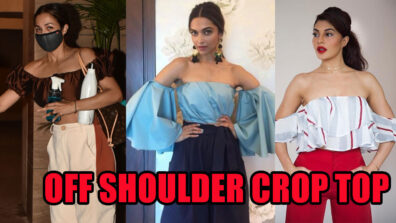 Malaika Arora, Deepika Padukone, Jacqueline Fernandes: Top Hottest Off Shoulder Crop Tops You Might Steal For Your Wardrobe