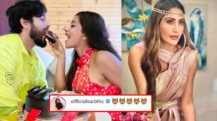 Monalisa celebrates wedding anniversary with husband, Surbhi Chandna loves it