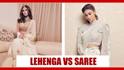 Mouni Roy In White Lehenga Or White Saree: In Which Attire Does The Diva Look Attractive?