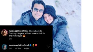 Mountain Romance: Kajal Aggarwal and Gautam Kitchlu get cosy in Himalayas, Anushka Shetty loves it