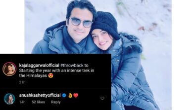 Mountain Romance: Kajal Aggarwal and Gautam Kitchlu get cosy in Himalayas, Anushka Shetty loves it