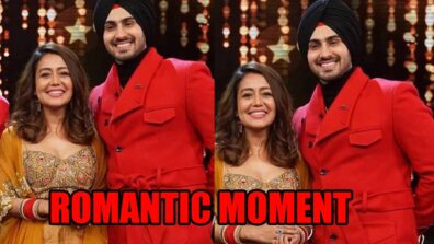 Neha Kakkar and Rohanpreet Singh’s romantic moment caught on camera