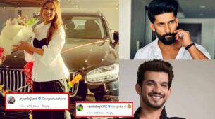 Nia Sharma buys a new swanky car, Ravi Dubey, Arjun Bijlani congratulate
