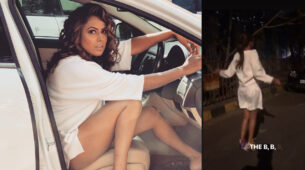 Night Fun: Naggin fame Nia Sharma does skipping in the middle of the road, fans can’t stop crushing