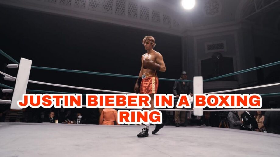 OMG: What is Justin Bieber doing in a boxing ring?