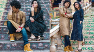 [Photos] Ethnic Ecstasy: RadhaKrishn Jodi Sumedh Mudgalkar and Mallika Singh get cosy during romantic photoshoot, fans love it